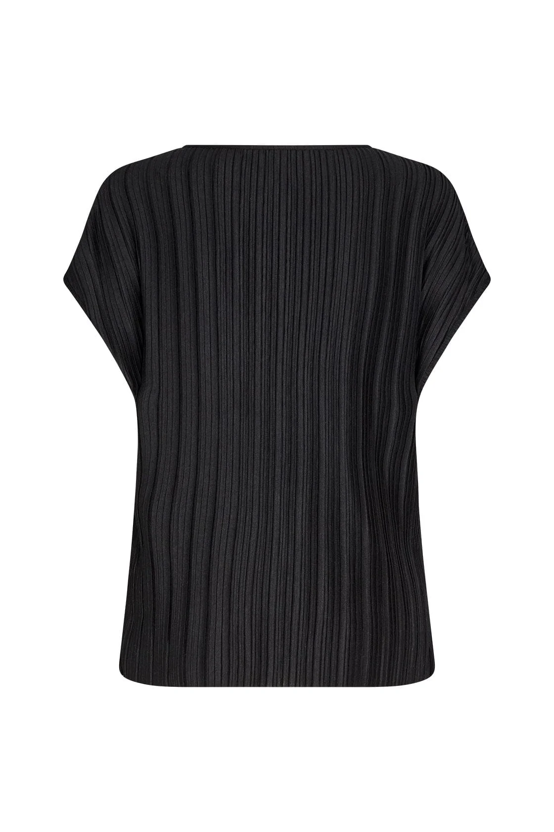 Kirit Plisse Top - Black - Image 5