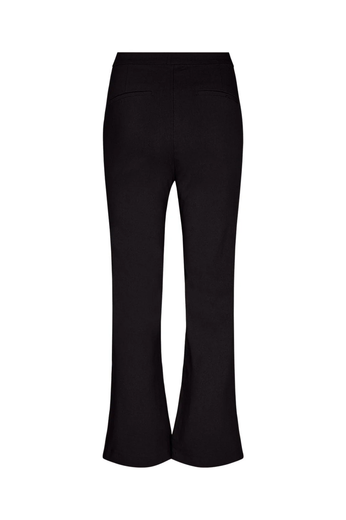 Lilly Cropped Flared Trousers - Black - Image 5