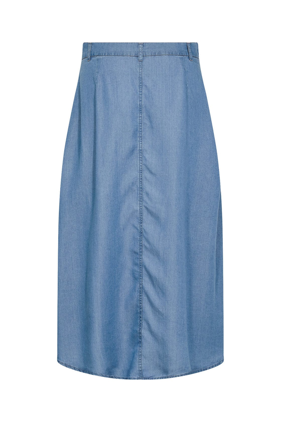 Liv Chambray Skirt - Medium Blue - Image 5