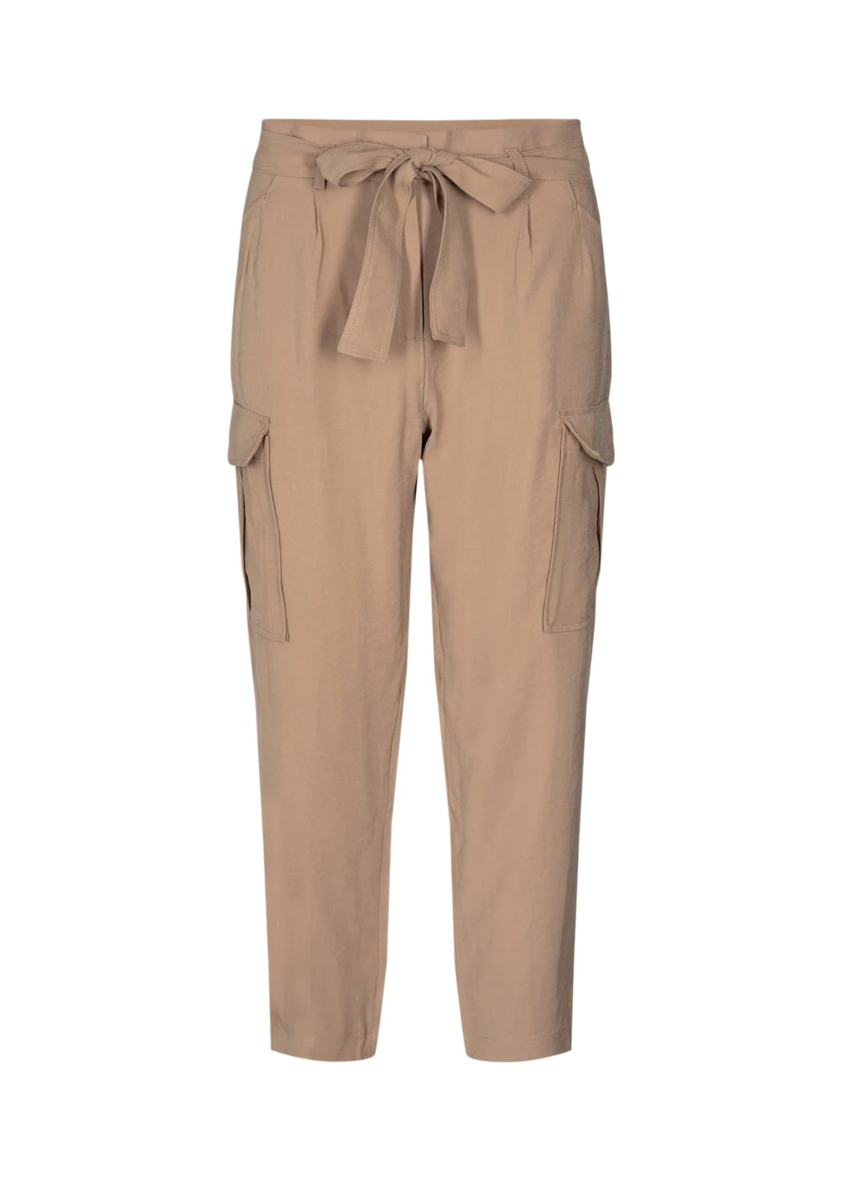 Nabila Belted Cargo Trousers - Camel
