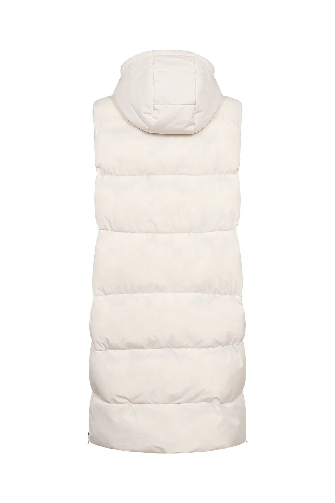Nina Longline Gilet - Cream - Image 2