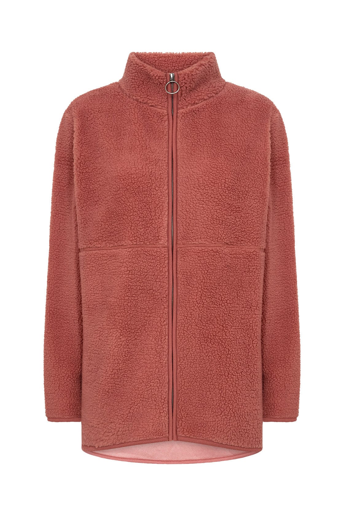 Onyx Teddy Fleece Jacket - Blush