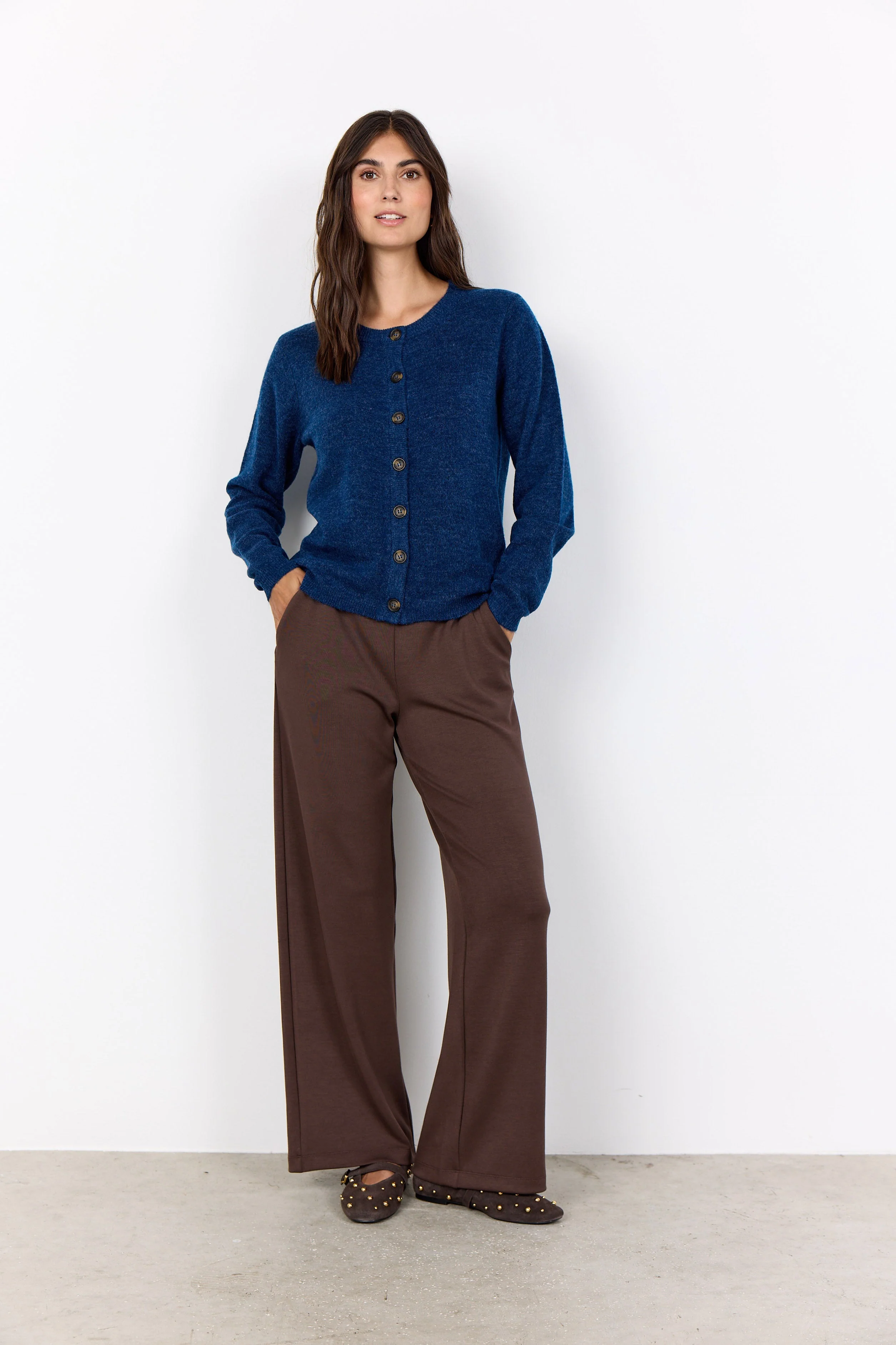 Orlean Cardigan - Estate Blue Melange - Image 2