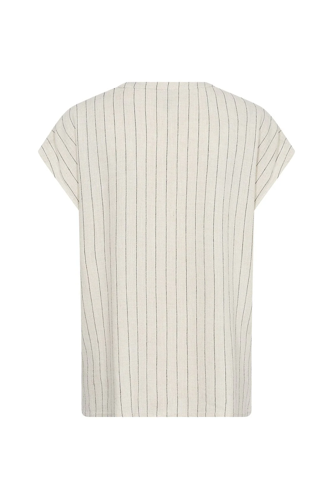 Poula Stripe Top - Cream Combi - Image 5