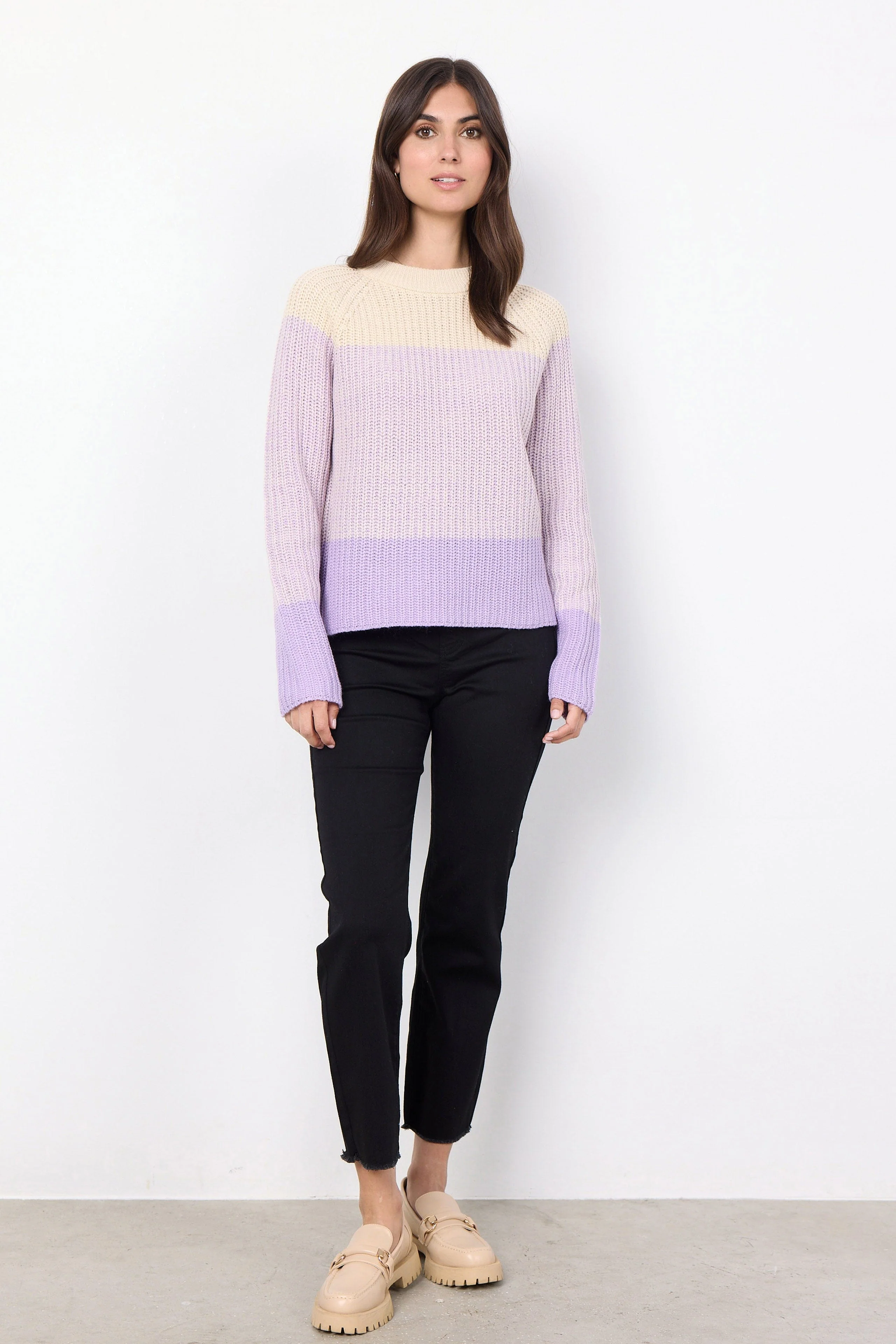 Remone Stripe Jumper - Lilac Breeze Combi - Image 4