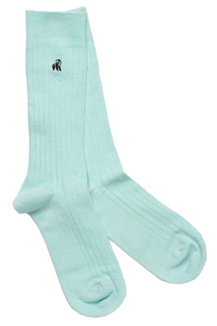 Plain Bamboo Socks - Mint
