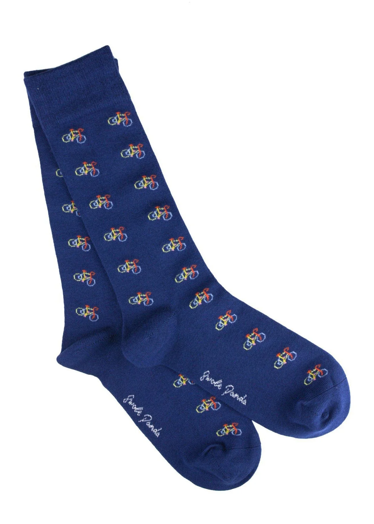 Bicycle Bamboo Socks - Blue