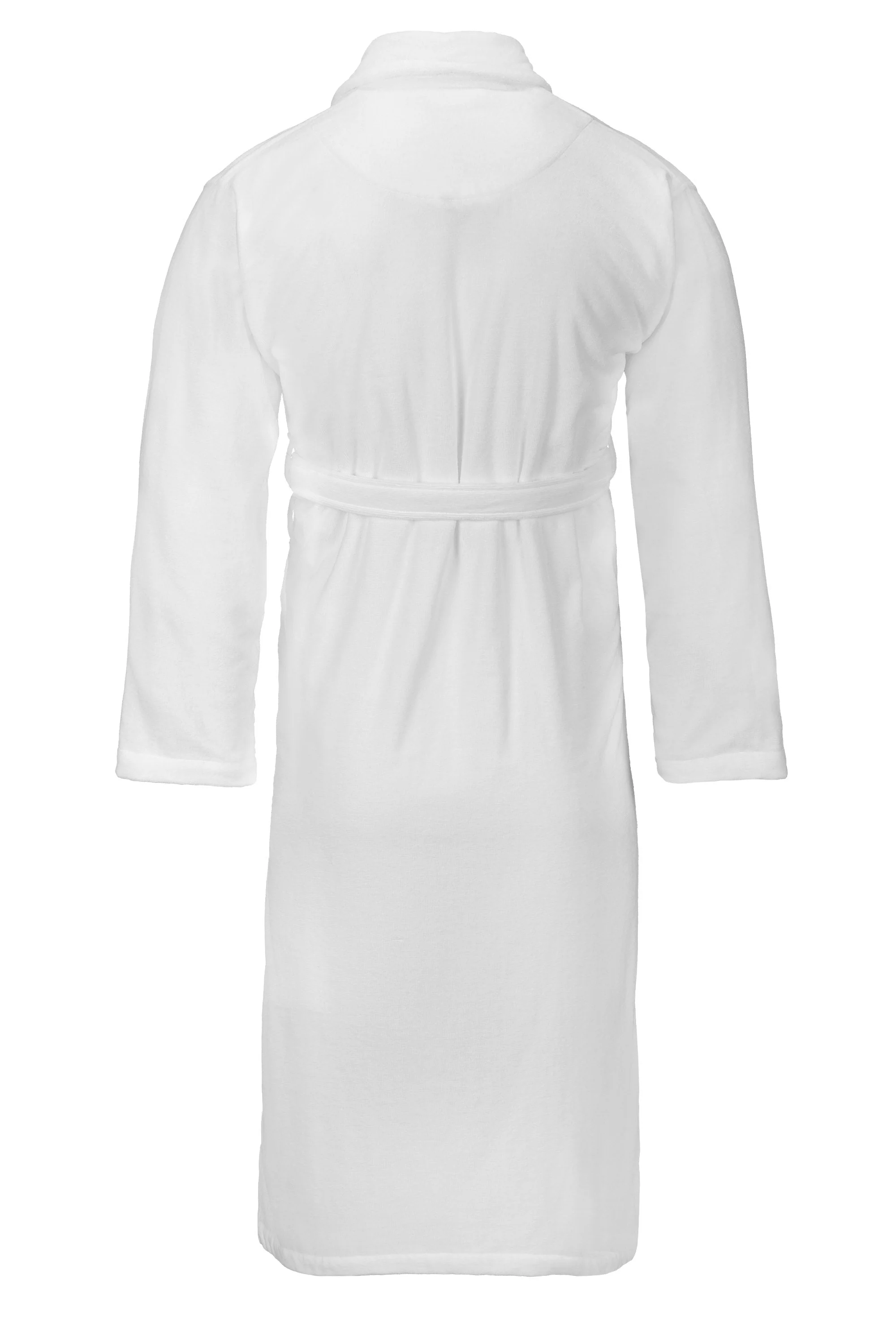 Feeling Velour Dressing Gown - White - Image 2