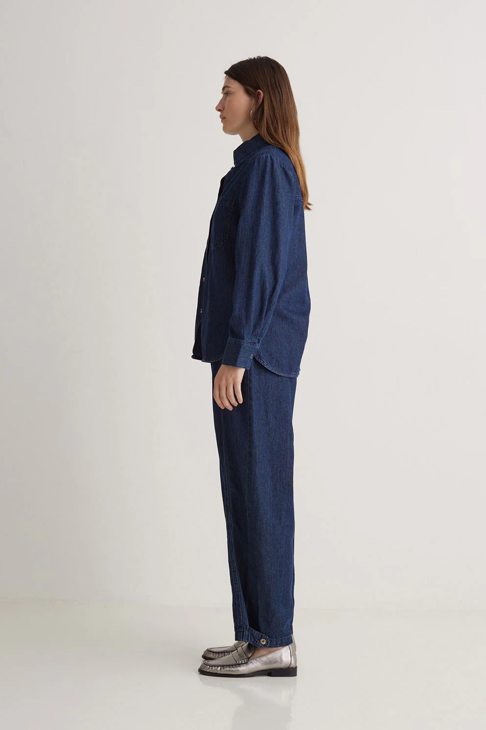 Denim Shirt - Indigo - Image 3