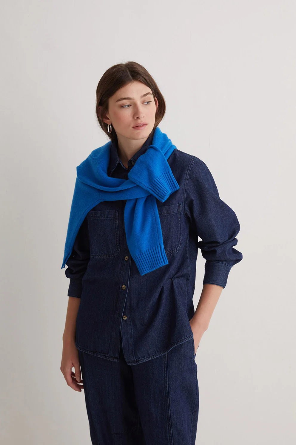 Denim Shirt - Indigo - Image 6
