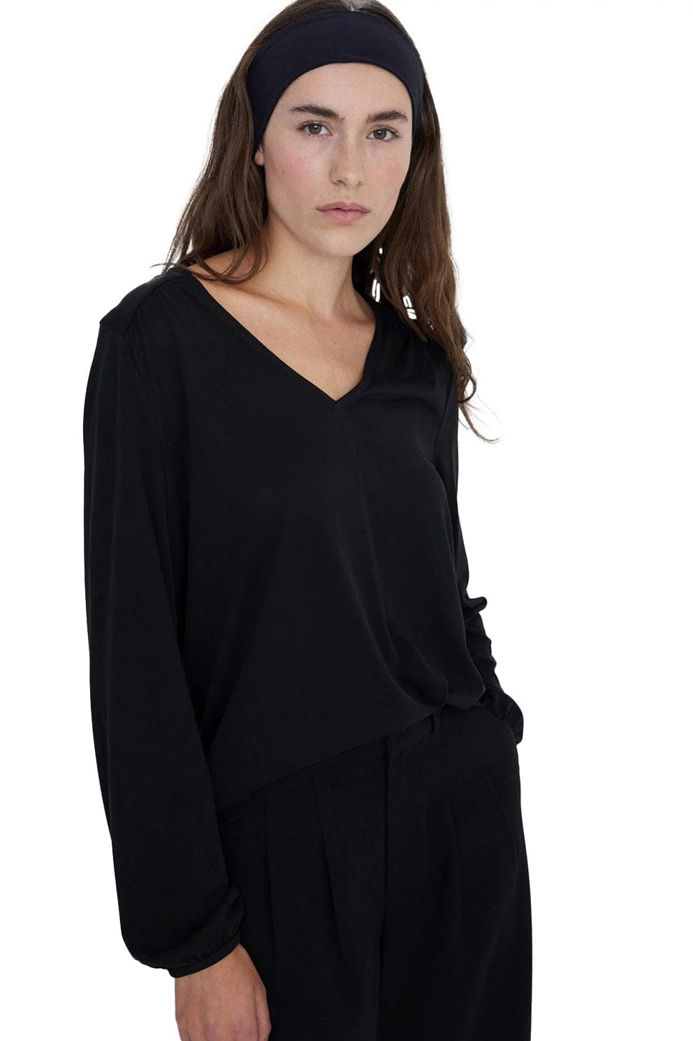 Long Sleeve Top - Black